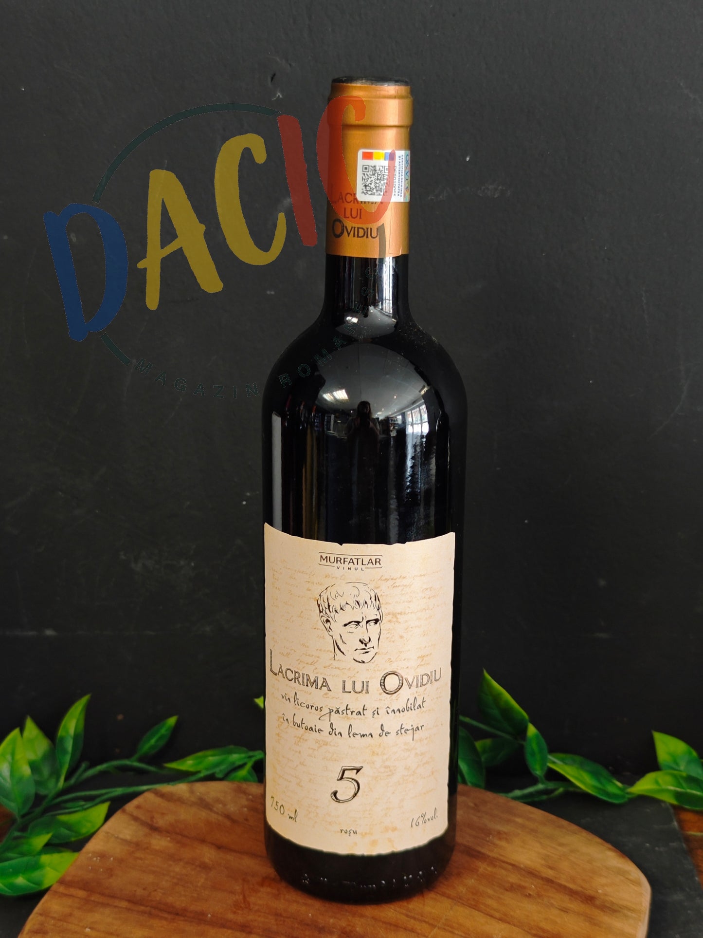 Lacrima lui Ovidiu Roșu 0,75 L – Vin roșu licoros