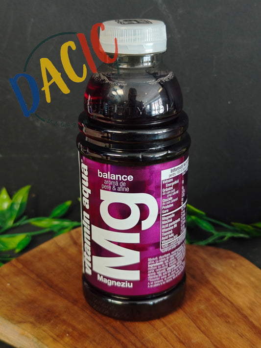 Vitamin Aqua Mg+ Pere și Afine 0,6 L