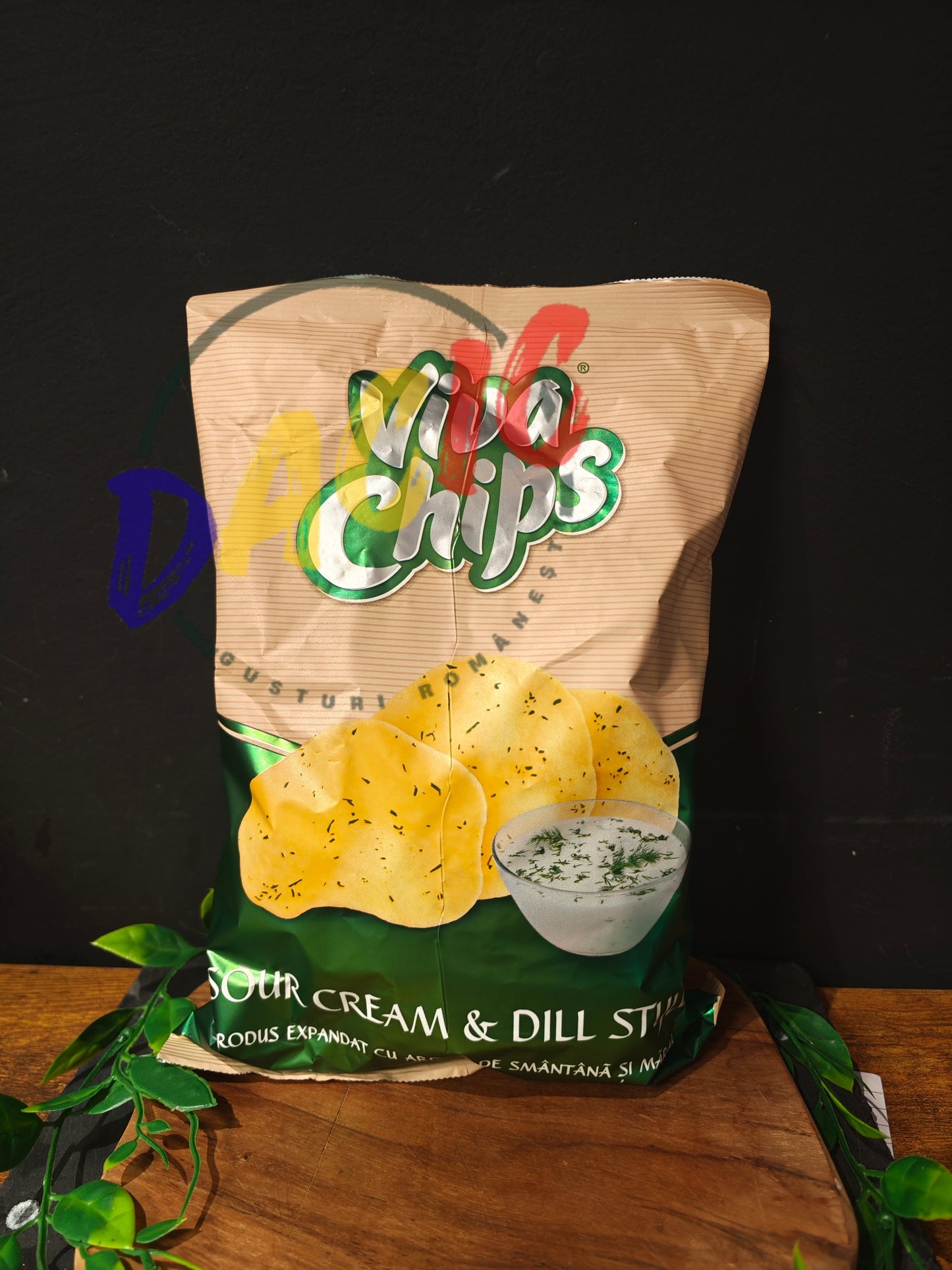 VIVA CHIPS SMÂNTÂNĂ-MĂRAR 100 g