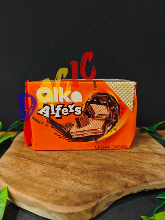 NAPOLITANE CU CREMA DE CACAO SI LAPTE170G ALFERS