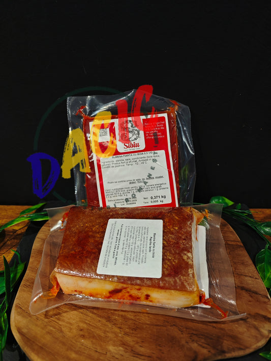 SLANINA FIARTA CU BOIA ~500g - portion de 0,500 Kg